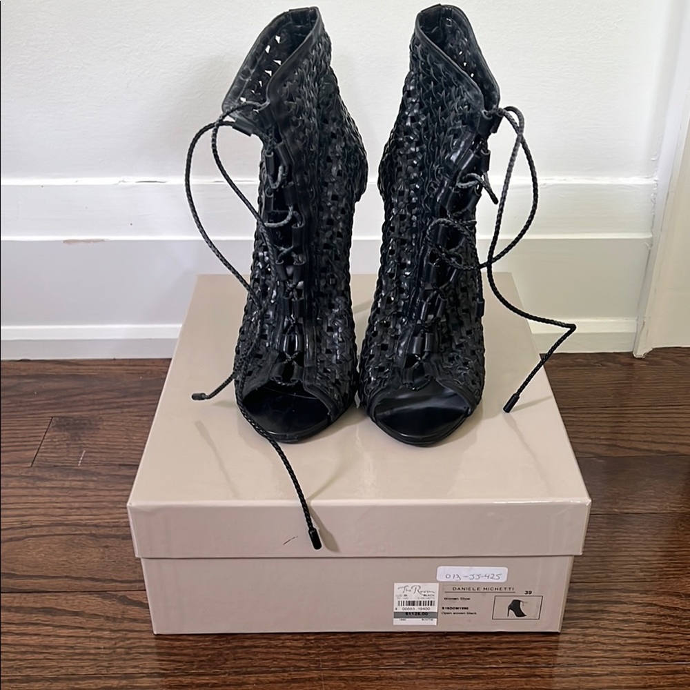 Daniele Michetti Lace Up Heels